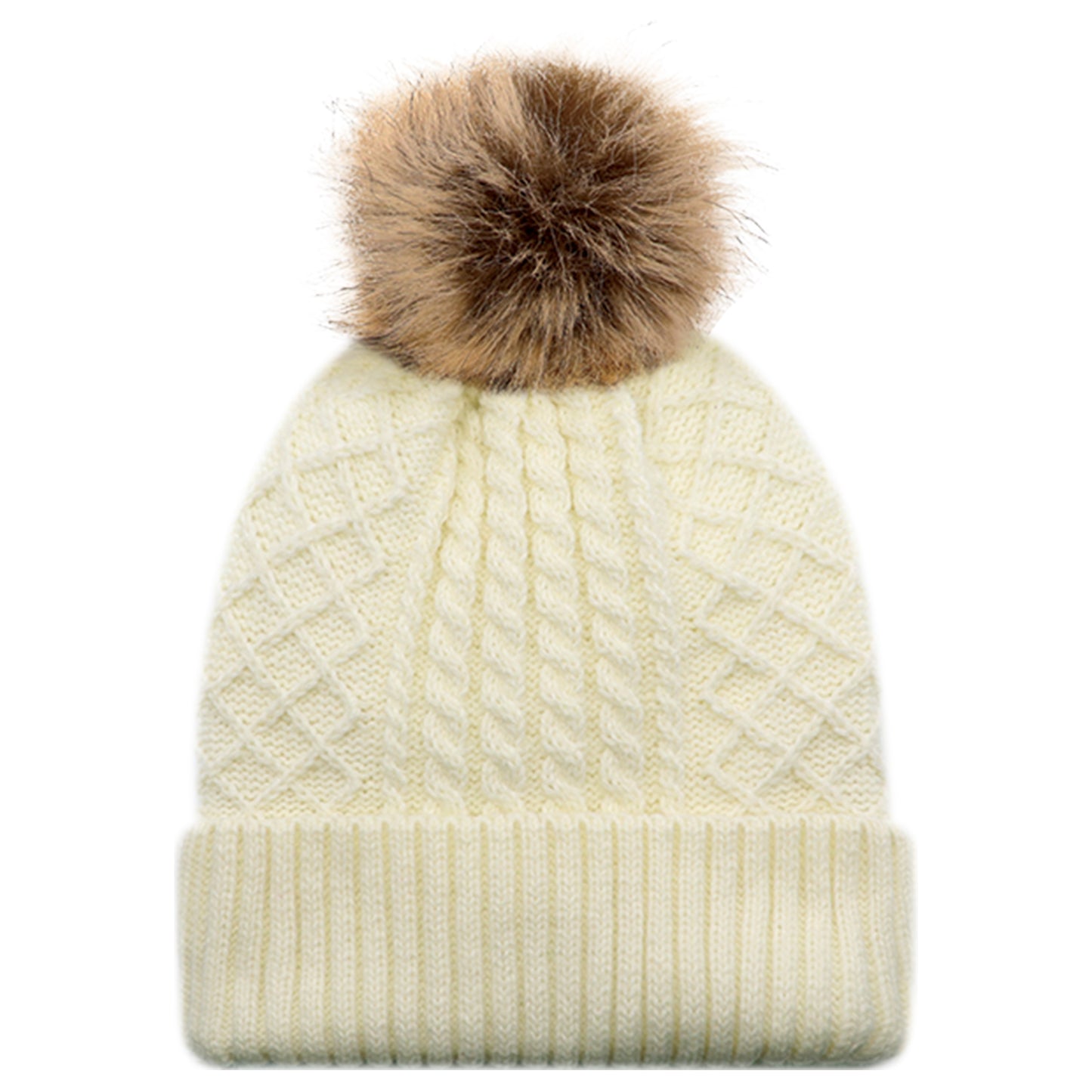 Satin lined pom toque