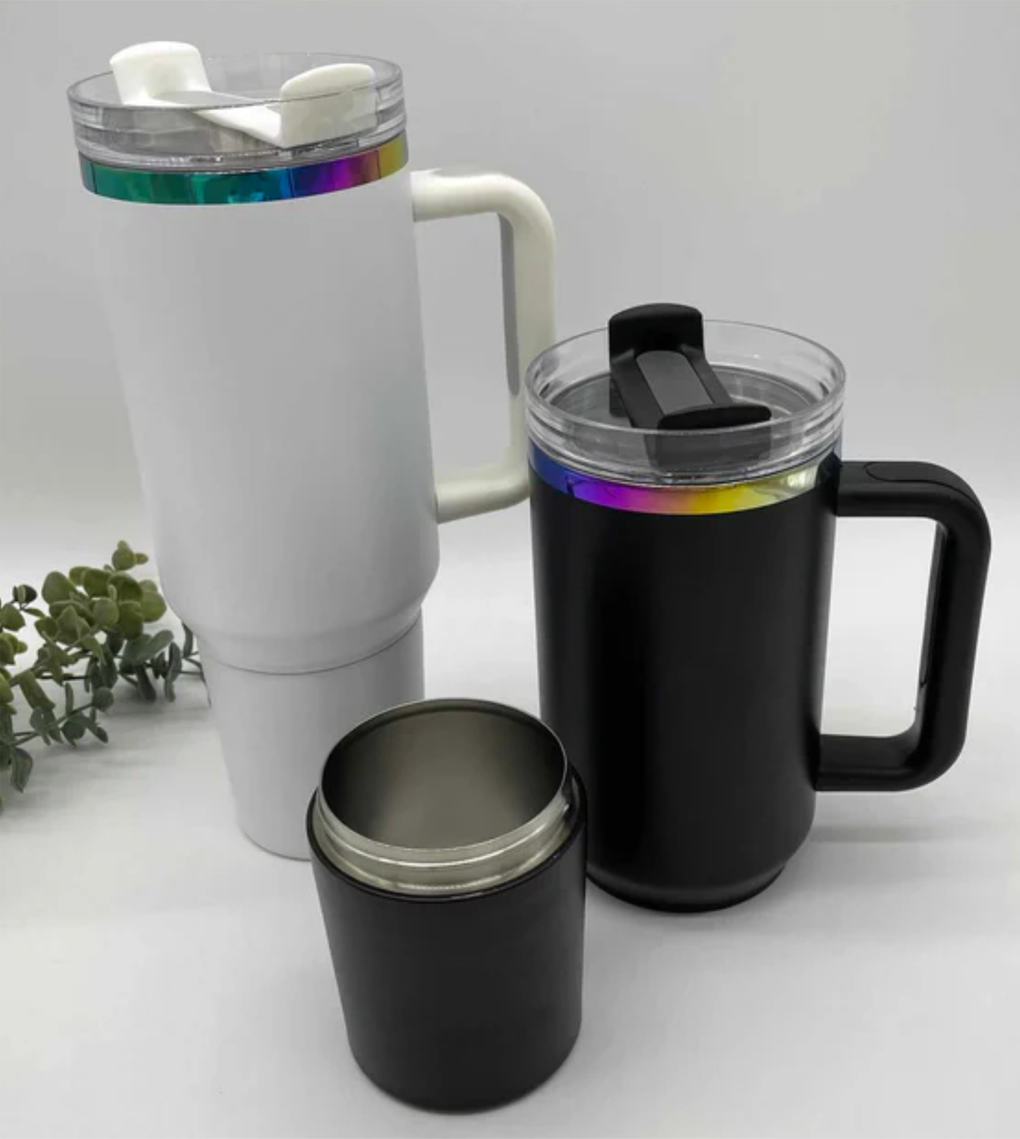 40 oz tumbler with lasered logo