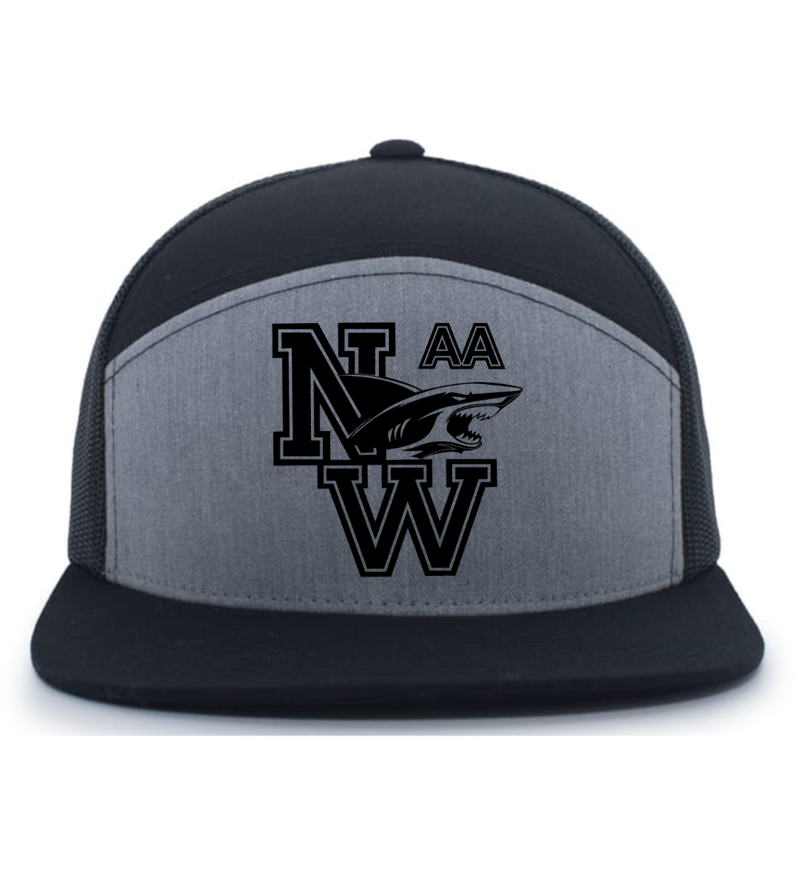 6 panel Arched Trucker hat