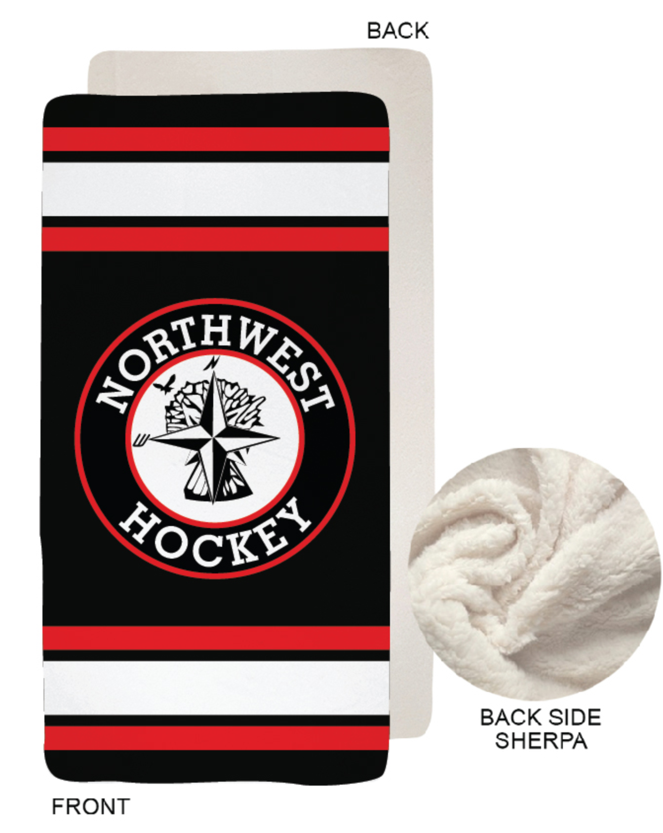 Blanket faux wool (no personalization)