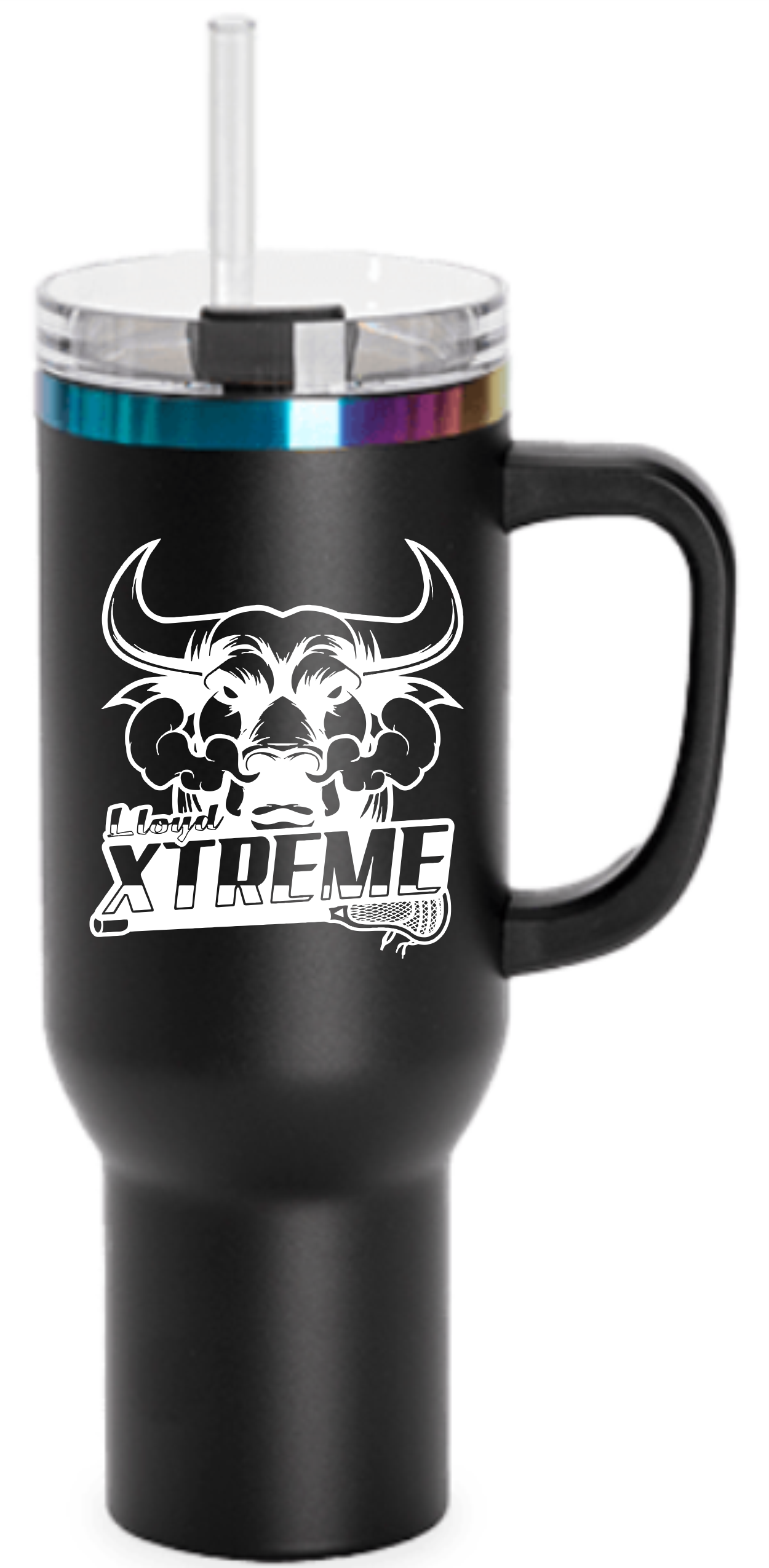 40 oz rainbow tumbler